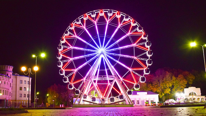 Владимирское колесо обозрения дождалось миллионного посетителя